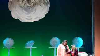 Un momento de la representación de 'La Traviata' a su paso por el Palau Altea.