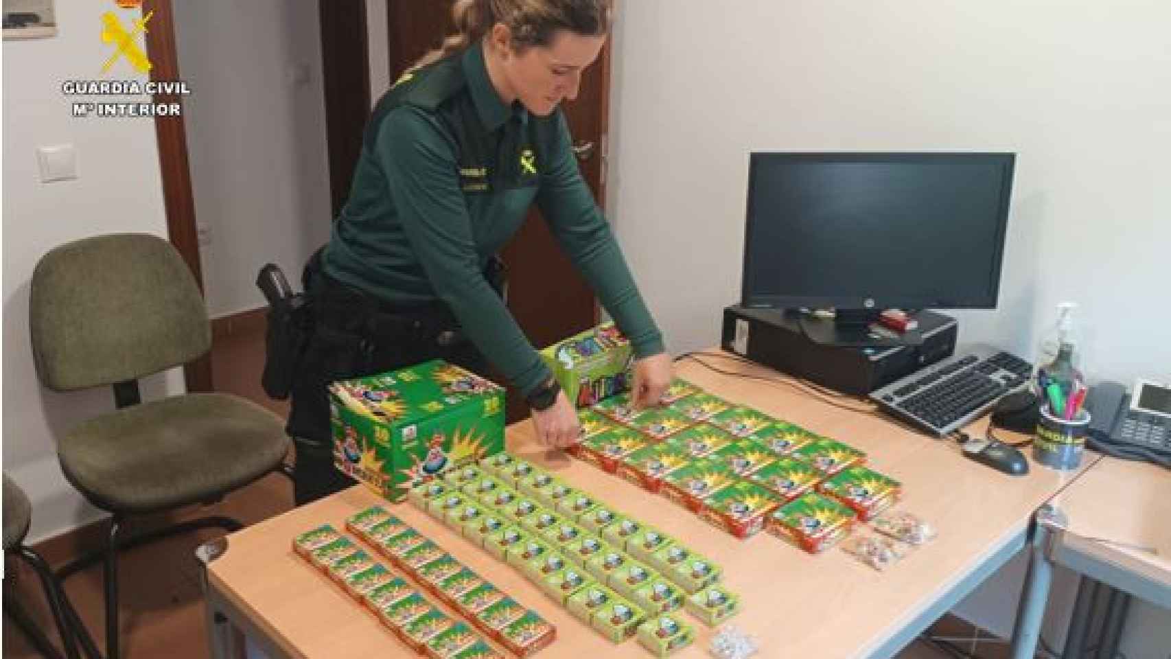 Imagen de los productos incautados