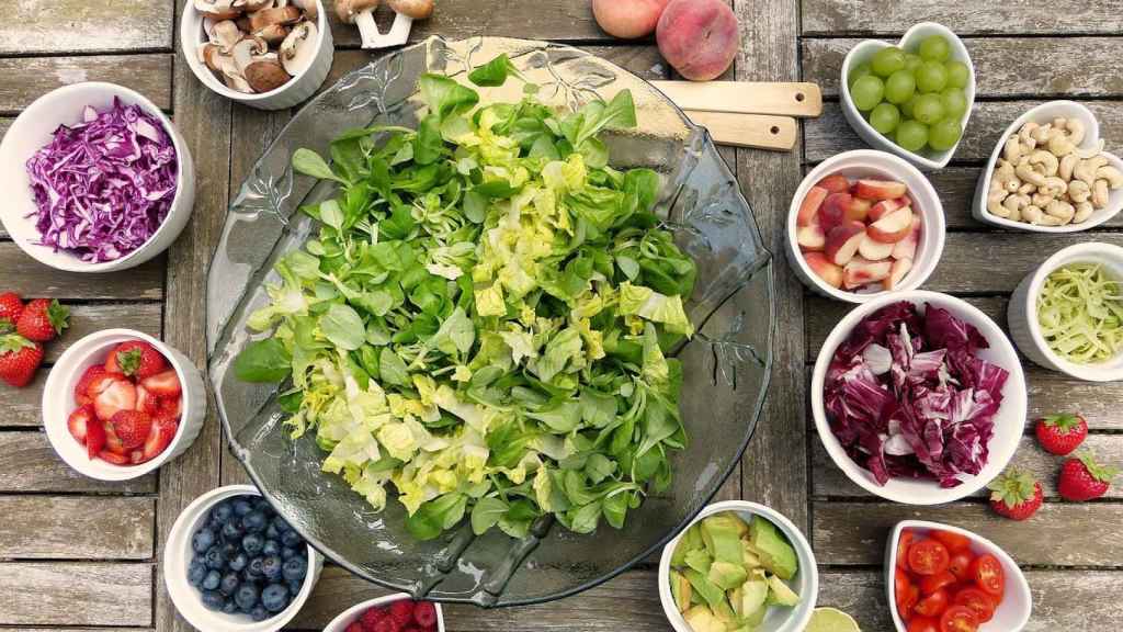 Alimentación vegetariana.