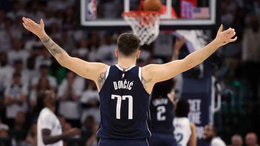 Luka Doncic, durante la final de la Conferencia Oeste ante Minnesota Timberwolves