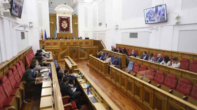 Pleno de las Cortes. Foto: Cortes CLM.
