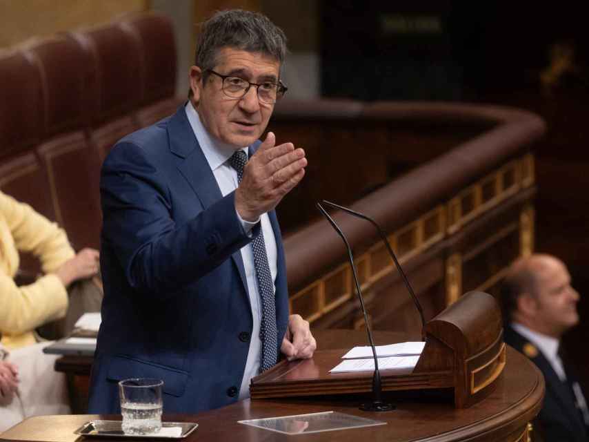 Patxi López en el Congreso de los Diputados.
