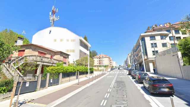 Avenida Luis Rocafort, en Sanxenxo (Pontevedra).