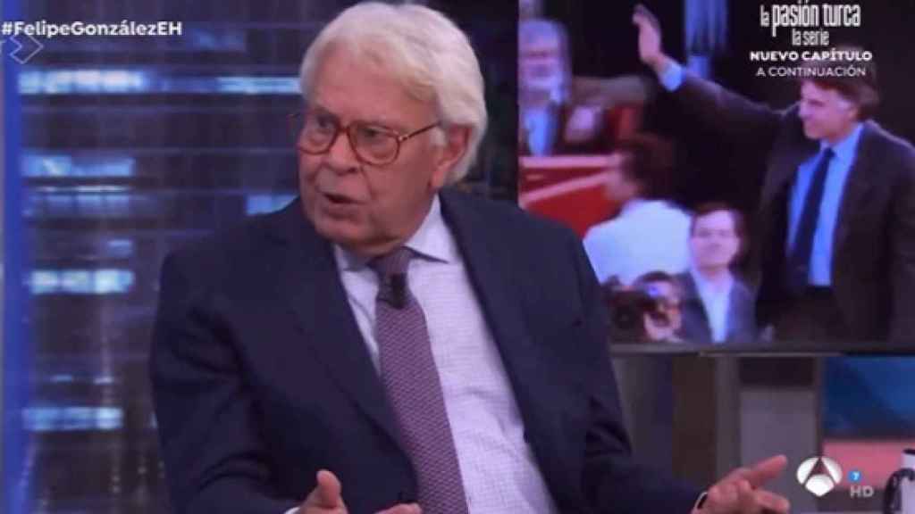 Felipe González este jueves en 'El Hormiguero'.