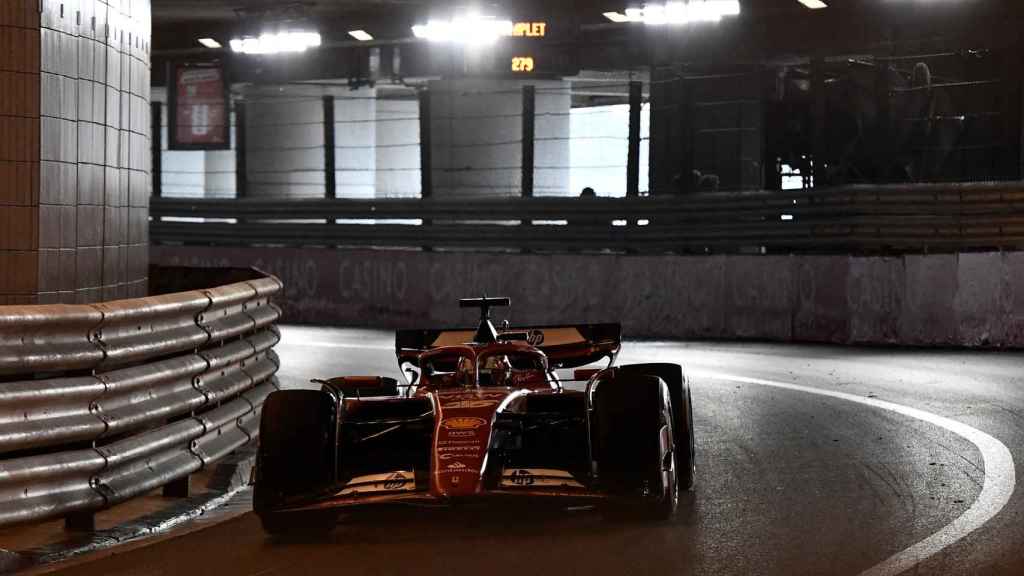 Charles Leclerc, en el túnel de Mónaco