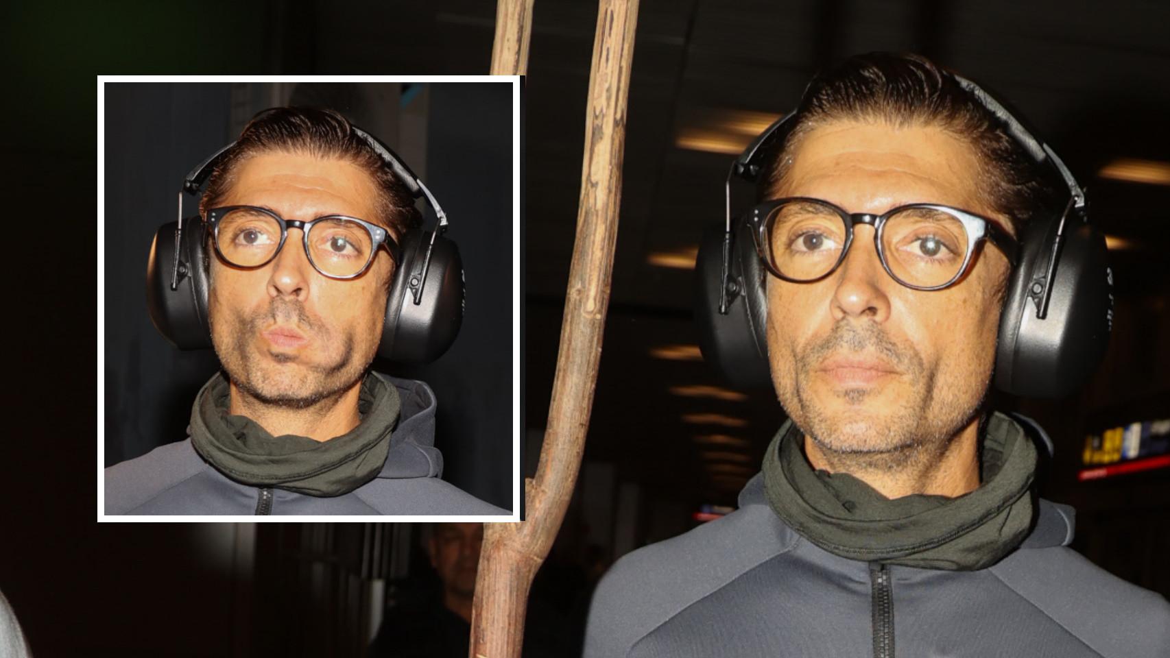 Ángel Cristo, a su llegada al aeropuerto de Madrid este viernes.