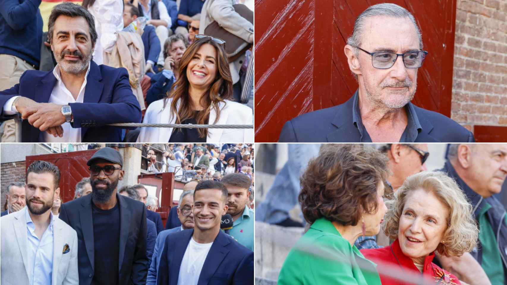 Cónclave de famosos en Las Ventas.