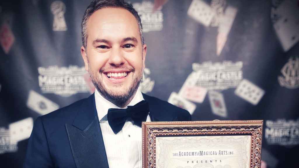 Jorge Blass, recién premiado con el Oscar de la magia.