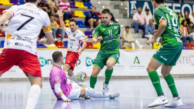 Momento del UMA Antequera vs. Full Energía Zaragoza de la liga.