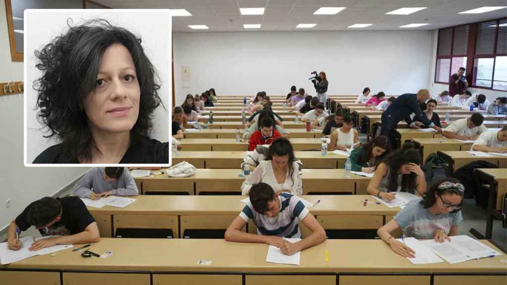 Raquel Medina y un examen de la EBAU