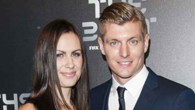 Toni Kroos y su mujer, Jessica, en una imagen de archivo de 2017.