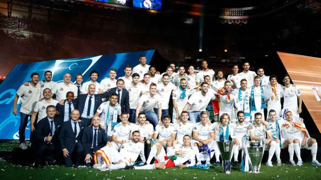Celebración de La Decimotercera y La Décima en el Santiago Bernabéu