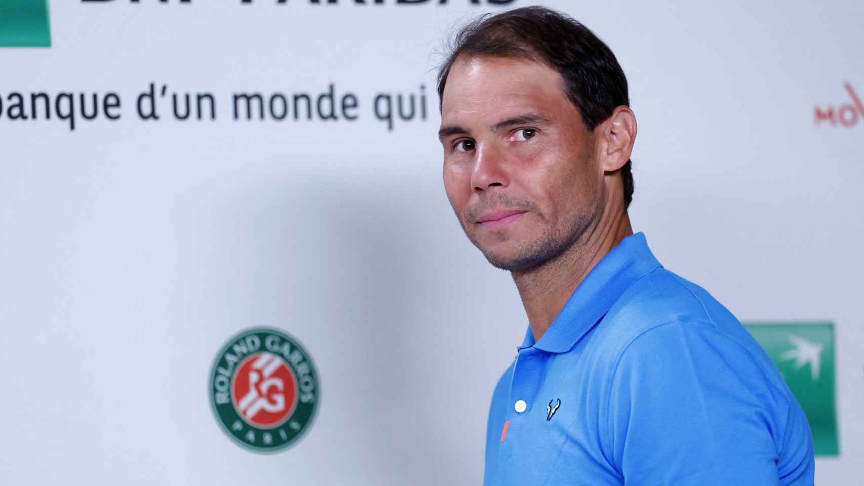 Rafa Nadal, en rueda de prensa en Roland Garros