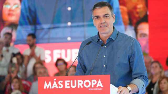 El presidente del Pedro Sánchez, en Sevilla.