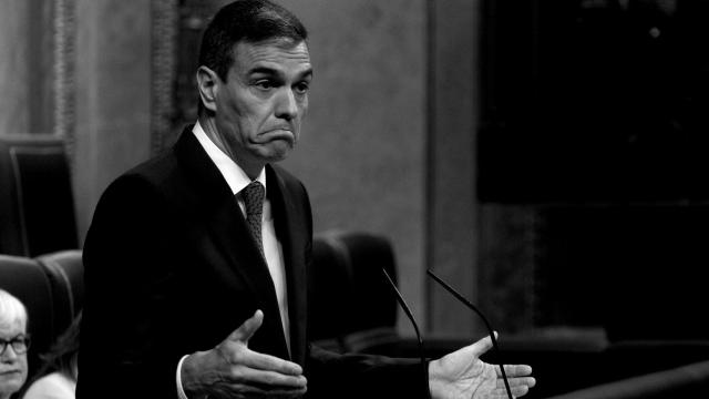 El presidente del Gobierno, Pedro Sánchez, interviene durante una sesión plenaria, en el Congreso de los Diputados.