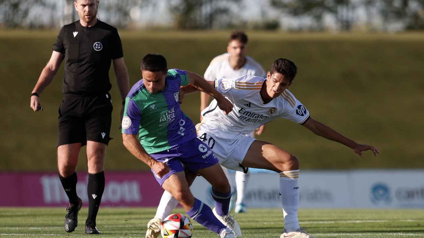 El Málaga le gana 1-2 al Castilla y acaba tercero