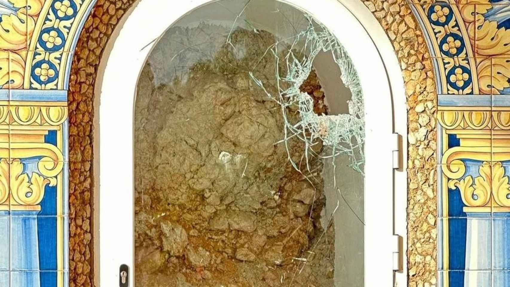 Actos vandálicos contra una Virgen en Málaga.
