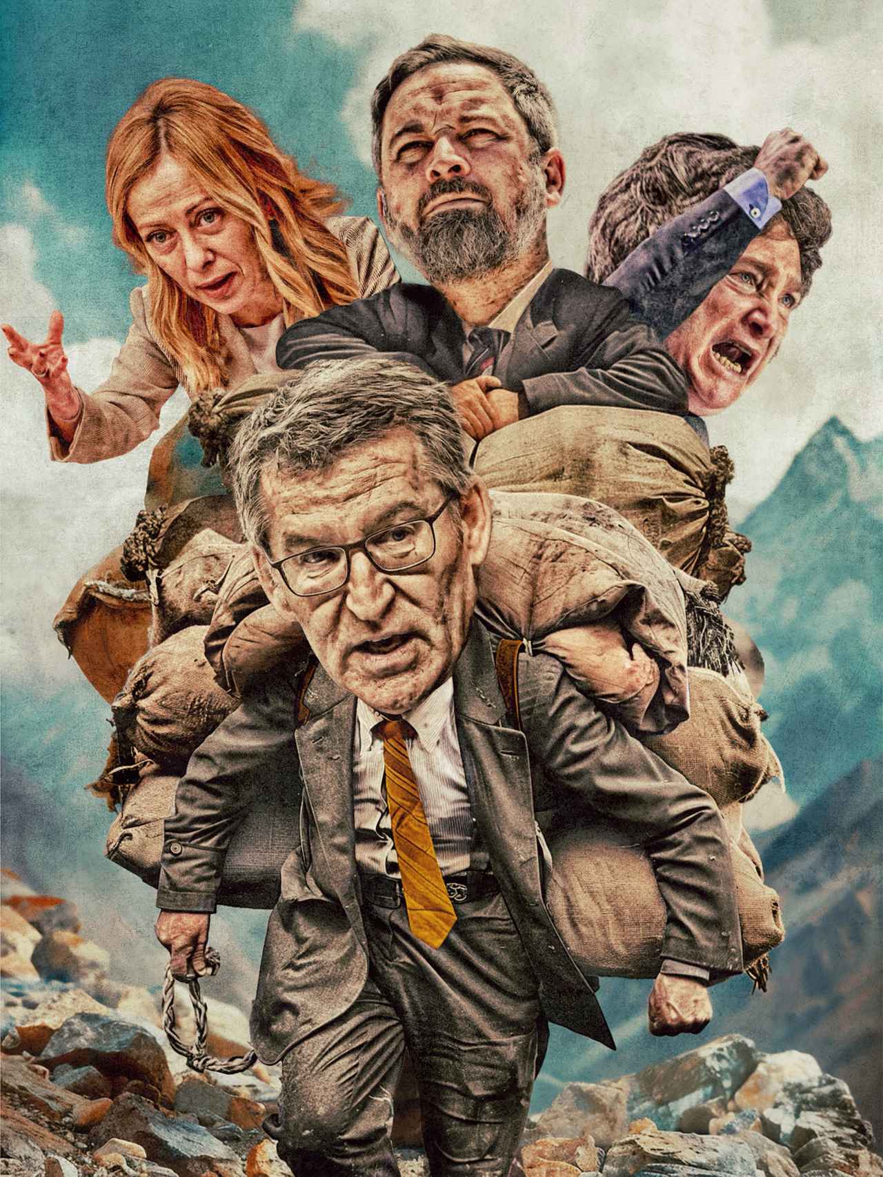 La mochila de Feijóo.