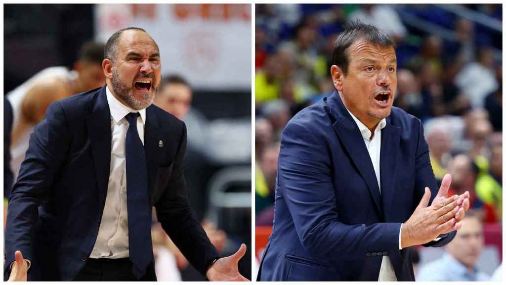 Chus Mateo y Ergin Ataman.