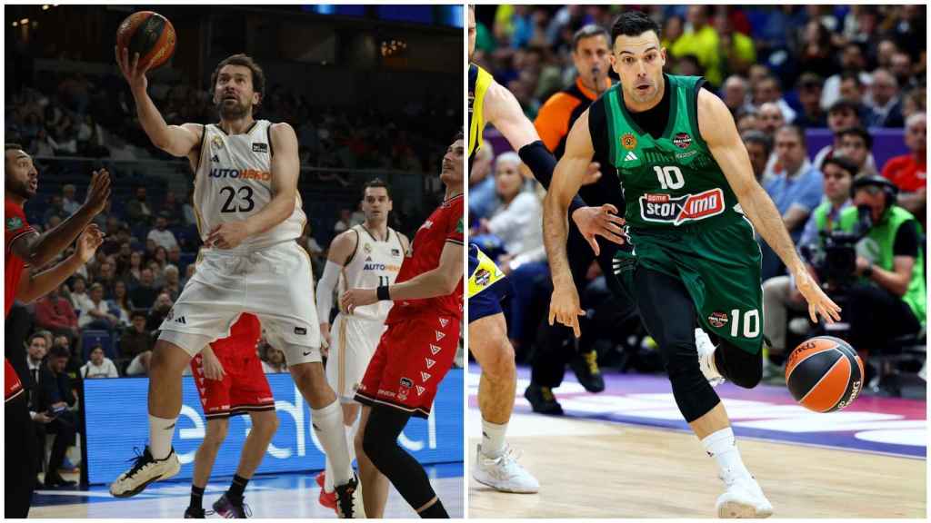 Sergio Llull y Kostas Sloukas.