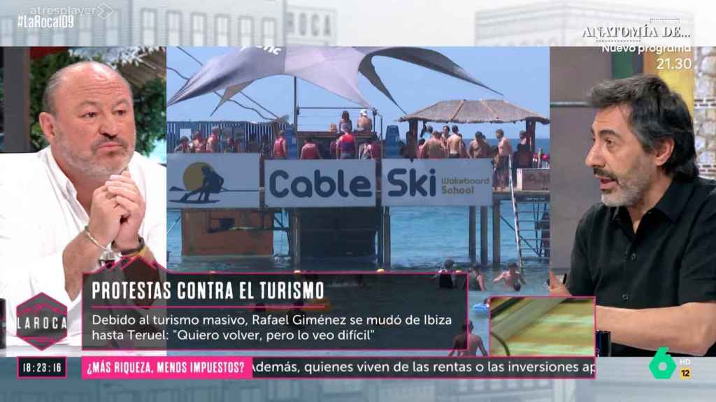 Luis Castillo y Juan del Val en 'La Roca'.