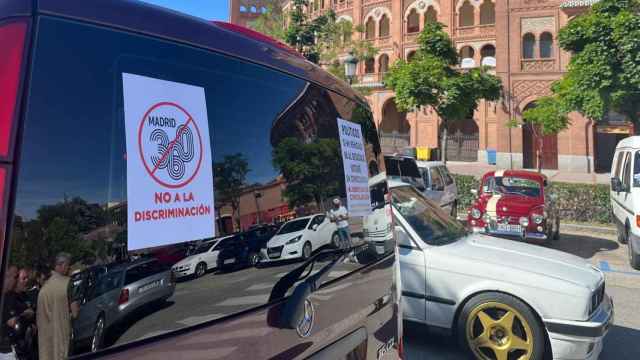 Marcha motorizada convocada este domingo en la plaza de toros de Las Ventas.