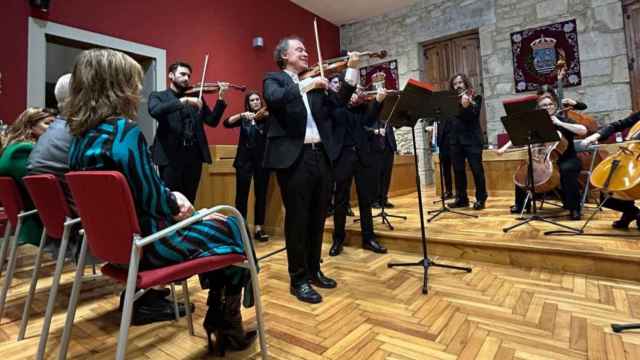 El pregón de Rogelio Groba inaugura las fiestas del Corpus Christi de Ponteareas (Pontevedra)