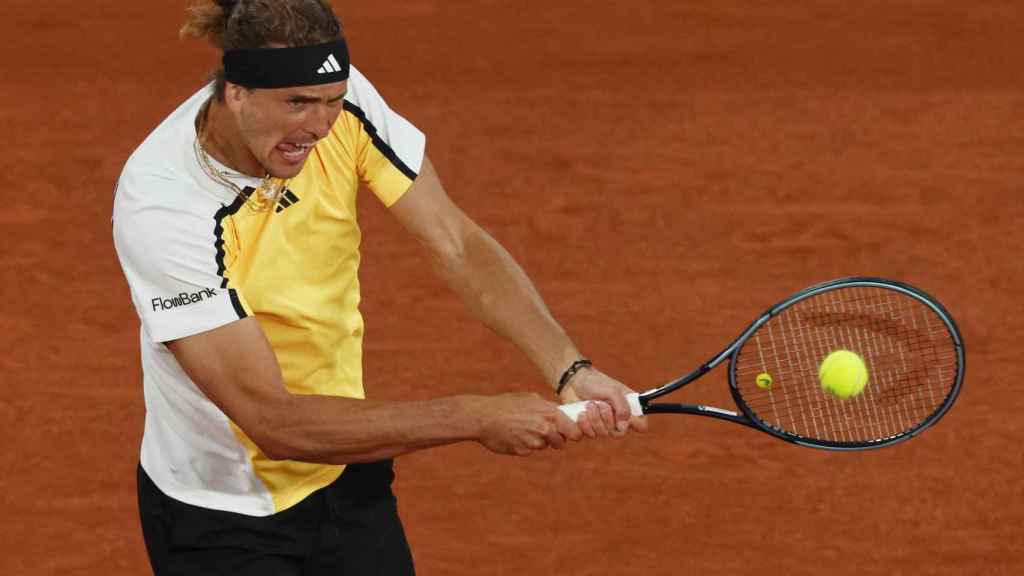 Zverev, ante Nadal en Roland Garros.