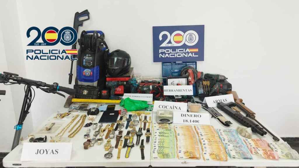 Cae un clan familiar que distribuía droga y aceptaba objetos robados a cambio de las sustancias en Elda