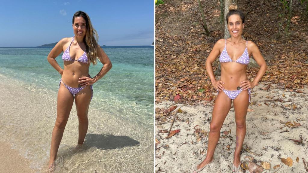 El antes y después de Blanca Manchón, concursante de 'Supervivientes 2024'. (Telecinco)