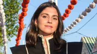 María G. de Jaime en la Feria de Sevilla.