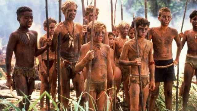 Fotograma de la adaptación cinematográfica de 'El señor de las moscas' (1963).