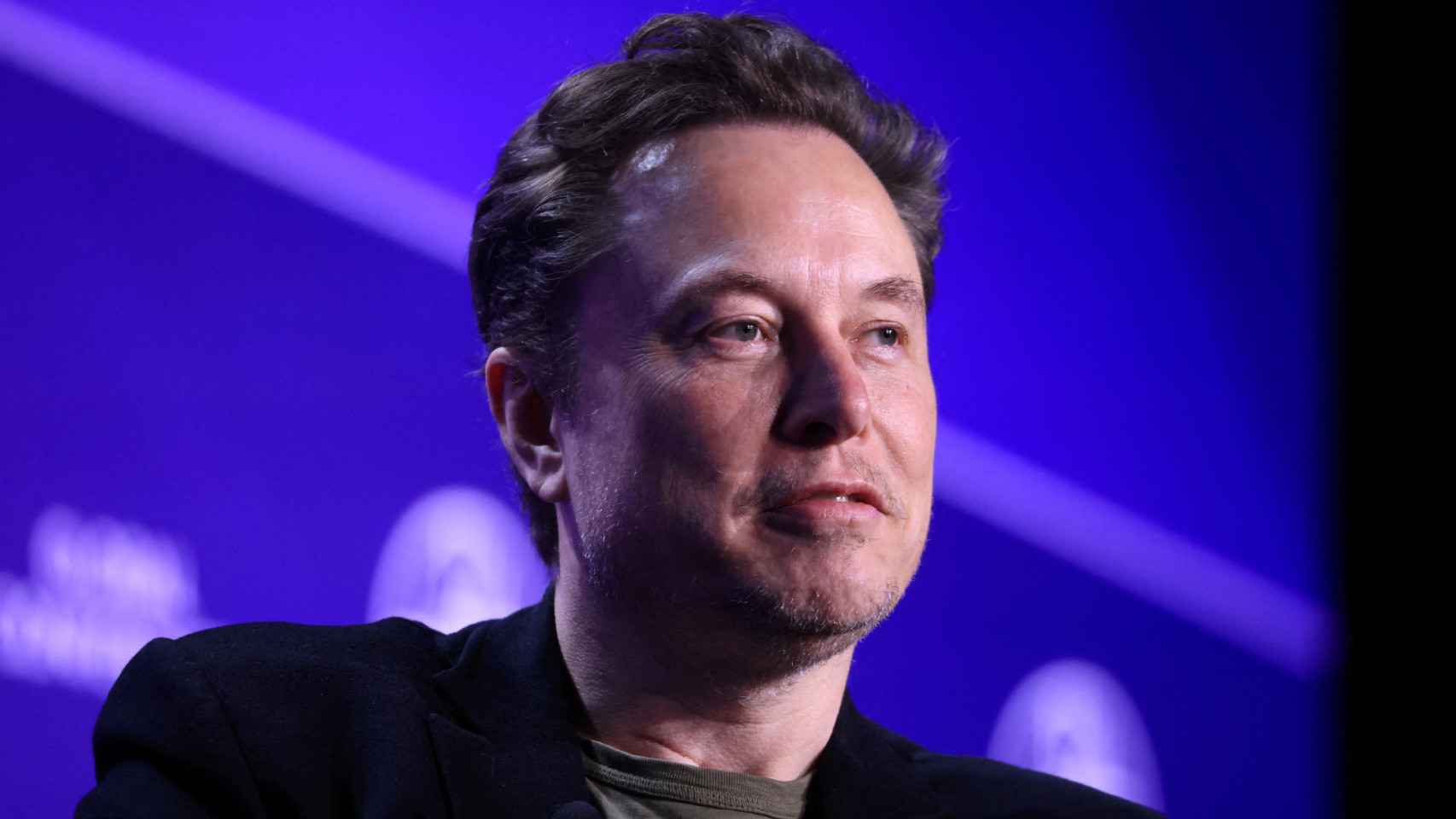 Elon Musk en una conferencia.