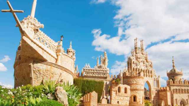 Vista del Castillo de Colomares en Benalmádena.