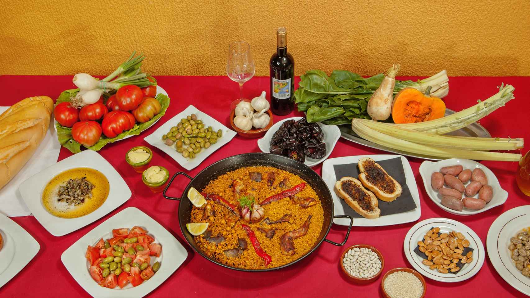 Una muestra de los productos típicos en la gastronomía de Mutxamel.
