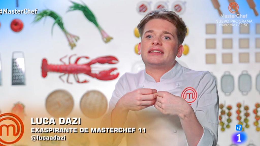 Luca Dazi, exconcursante de 'MasterChef'