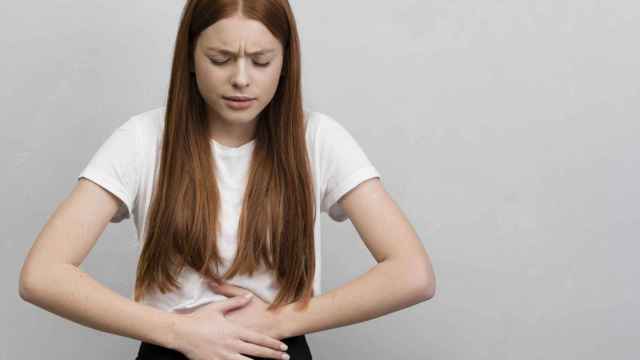 Una mujer con endometriosis.