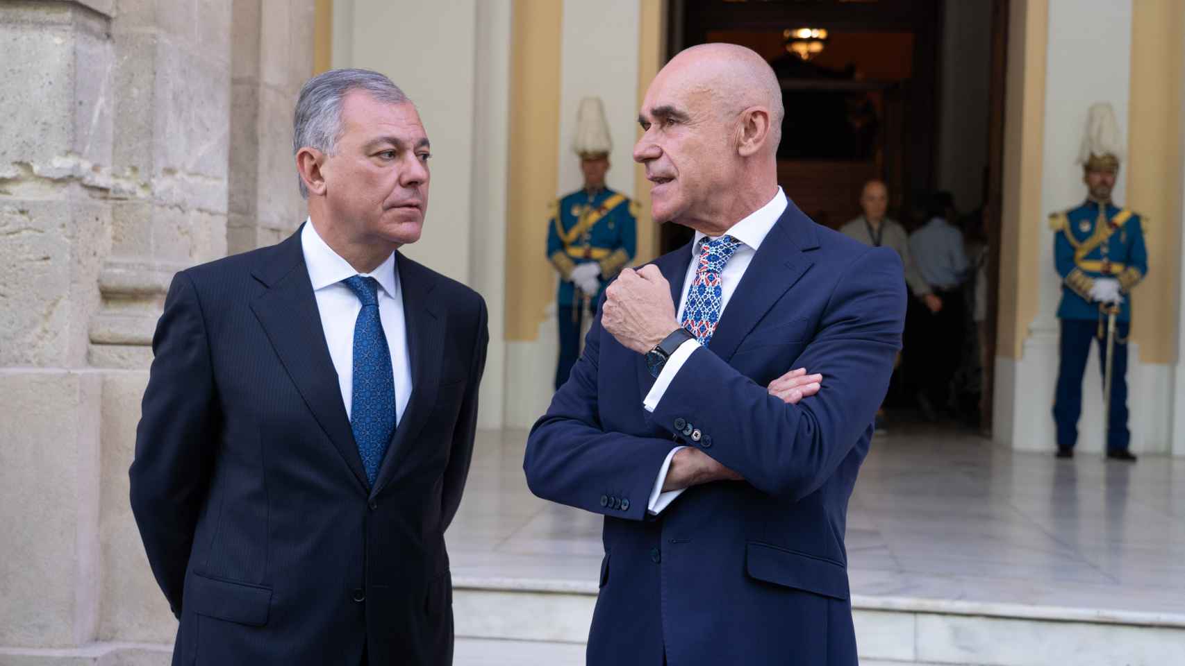 José Luiz Sanz y Antonio Muñoz, en una imagen de archivo.