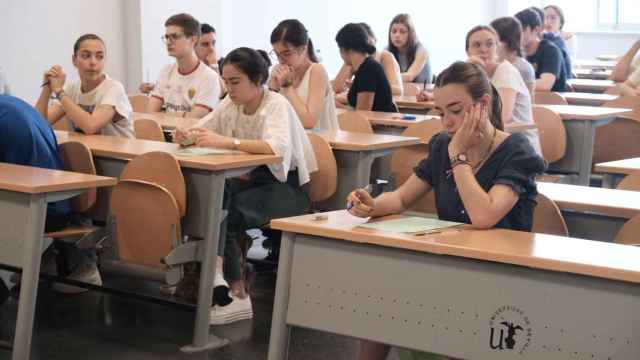 Imagen de archivo de los exámenes de Selectividad en 2023.