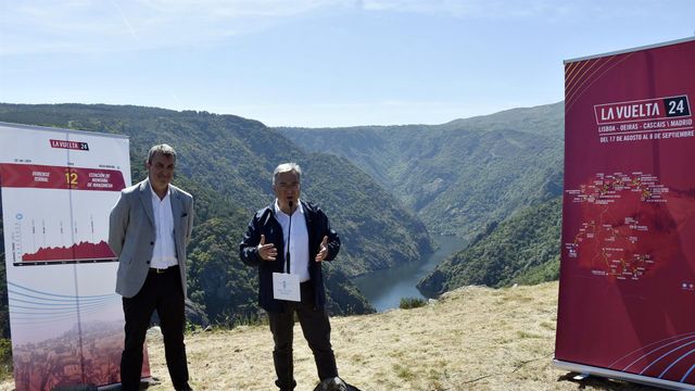 Presentación de la 12ª etapa de 'La Vuelta 24' en Ourense.