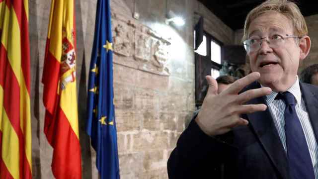 El expresidente Ximo Puig en el Palau de la Generalitat Valenciana.