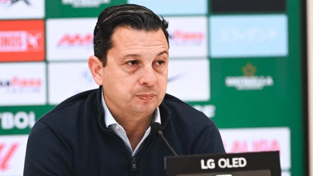 Sergio Mantecón, en la rueda de prensa de este miércoles.