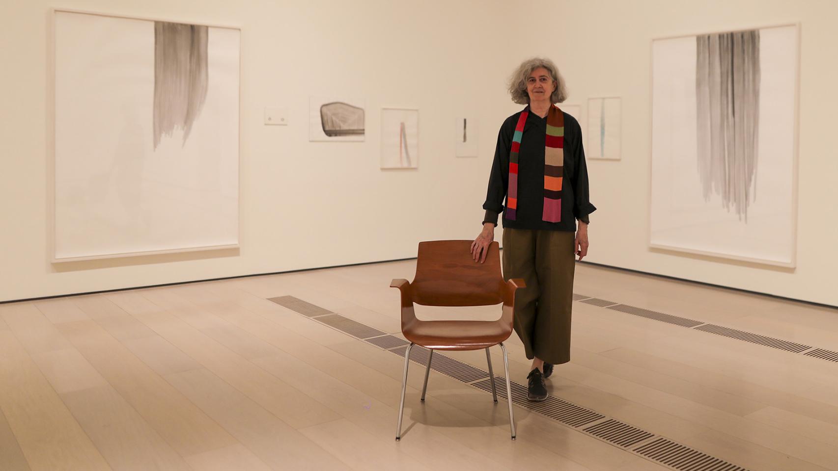 Silvia Bächli en el Centro Botín. Foto: Belén de Benito