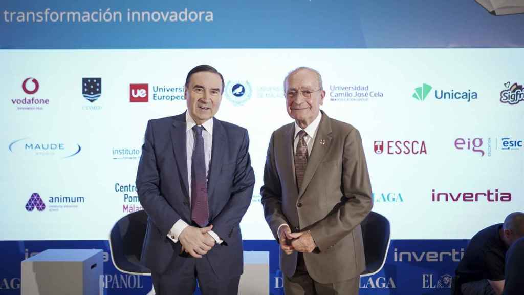 Pedro J. Ramírez y Francisco de la Torre en la edición del año pasado.