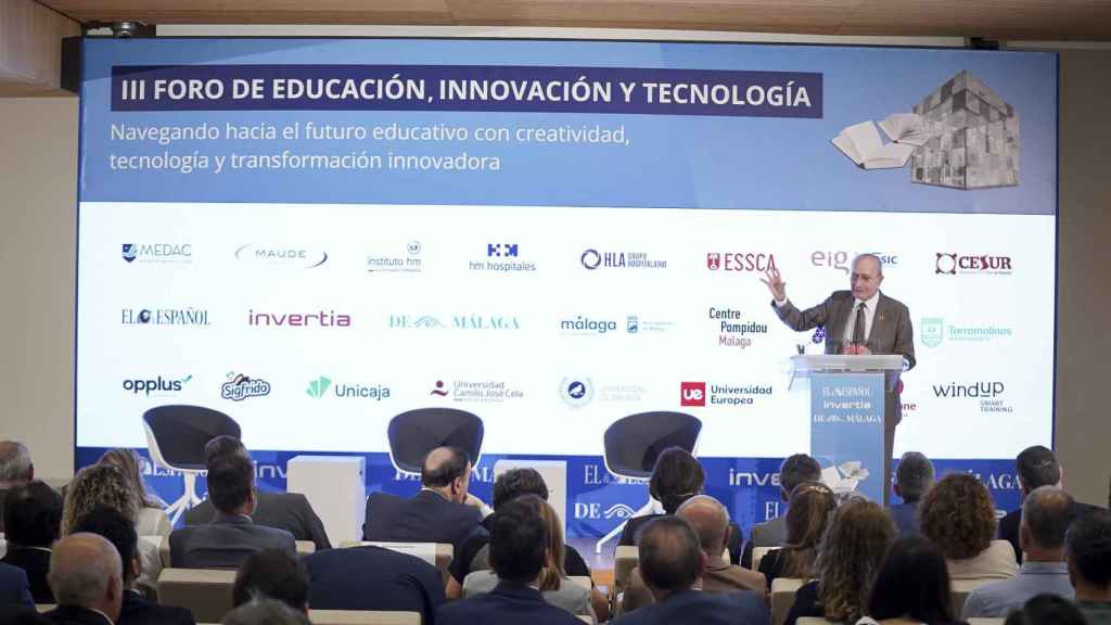 Francisco de la Torre, alcalde de Málaga, el año pasado en su intervención.