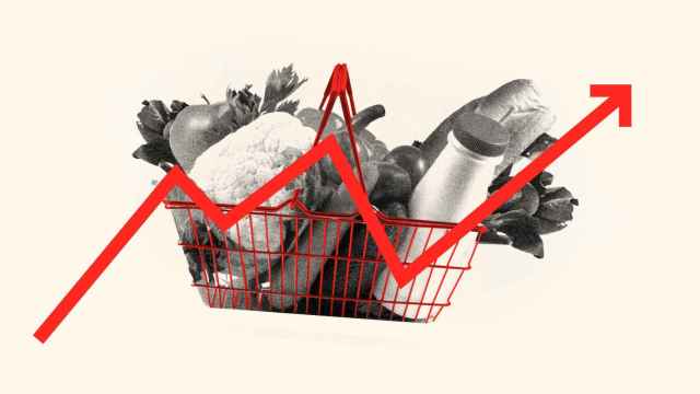 Ilustración de una cesta de la compra.