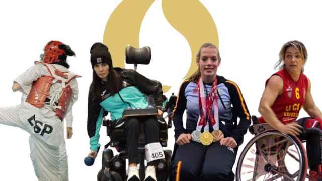 Dalia Santiago (taekwondo),  Sara Oller (boccia), Marta Fernández (natación) y Sonia Ruiz (baloncesto).
