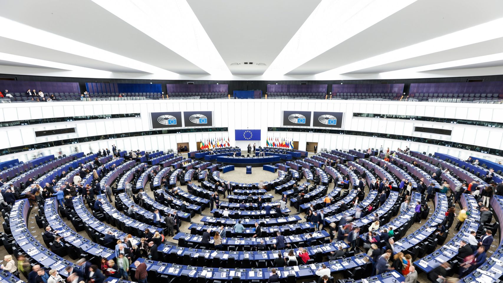 El pleno de la Eurocámara en Estrasburgo