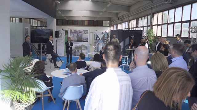 Reunión de presentación de la feria Stonegal al sector de la piedra natural de Galicia y España.