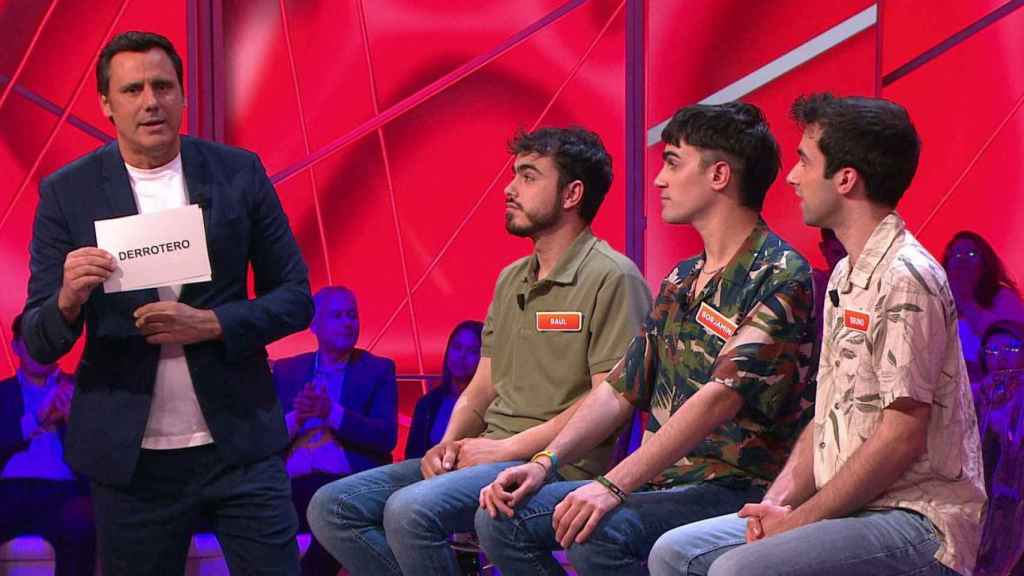 Ion Aramendi y los Mozos de Arousa en 'Reacción en cadena'.